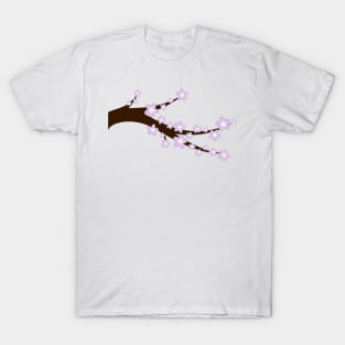 Pretty Sakura Tree - Purple Blossoms T-Shirt